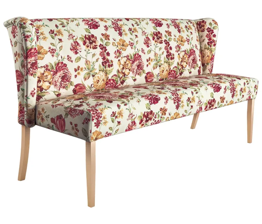 Polsterbank »Hendrick«, floral beige