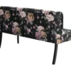 Polsterbank »Hendrick«, floral anthrazit