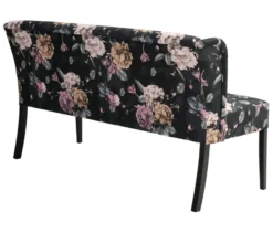 Polsterbank »Hendrick«, floral anthrazit