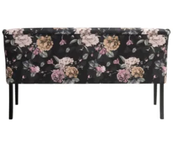 Polsterbank »Hendrick«, floral anthrazit