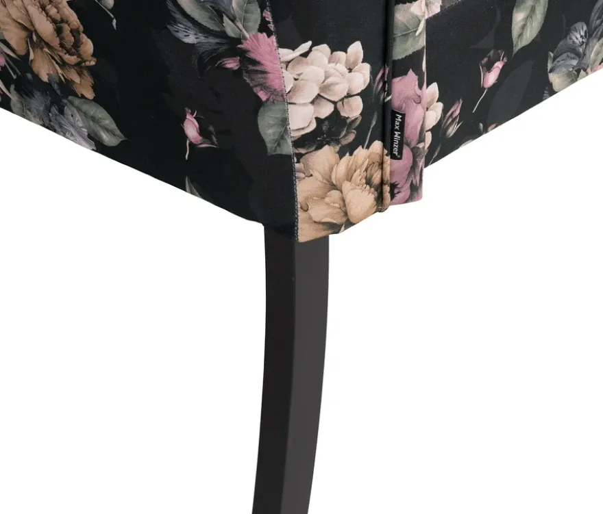 Polsterbank »Hendrick«, floral anthrazit
