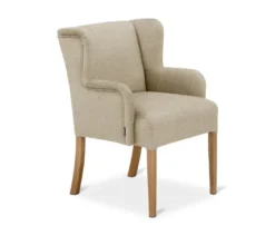 Polsterstuhl mit Armlehne »Hendrick«, beige