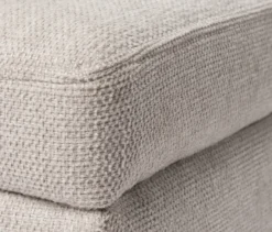 Pouf mit Rollen und Tablett