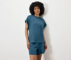 Premium-Kurzarm-Pullover