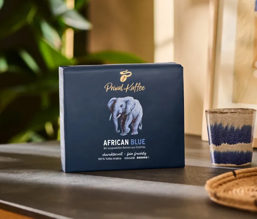 Privat Kaffee African Blue - 9 x 500 g Gemahlen