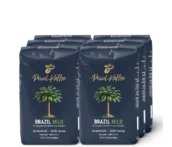 Privat Kaffee Brazil Mild - 6 x 500 g Ganze Bohne