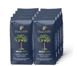 Privat Kaffee Brazil Mild - 8 x 1 kg Ganze Bohne