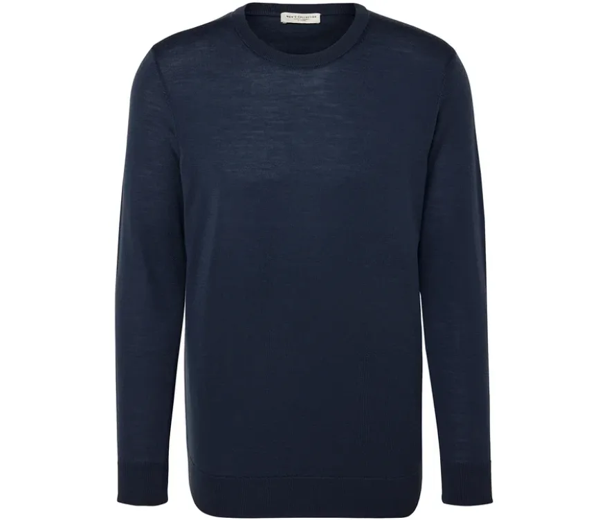 Pullover, dunkelblau meliert