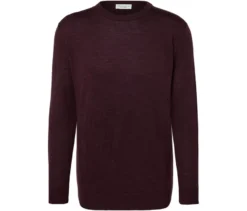 Pullover, dunkelrot meliert