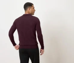 Pullover mit Polokragen