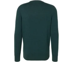 Pullover mit Rundhalsausschnitt, grün meliert