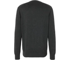 Pullover mit Rundhalsausschnitt, anthrazit meliert
