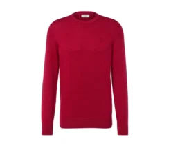 Pullover mit Rundhalsausschnitt, rot