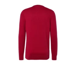 Pullover mit Rundhalsausschnitt, rot