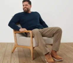 Pullover mit V-Ausschnitt, navy