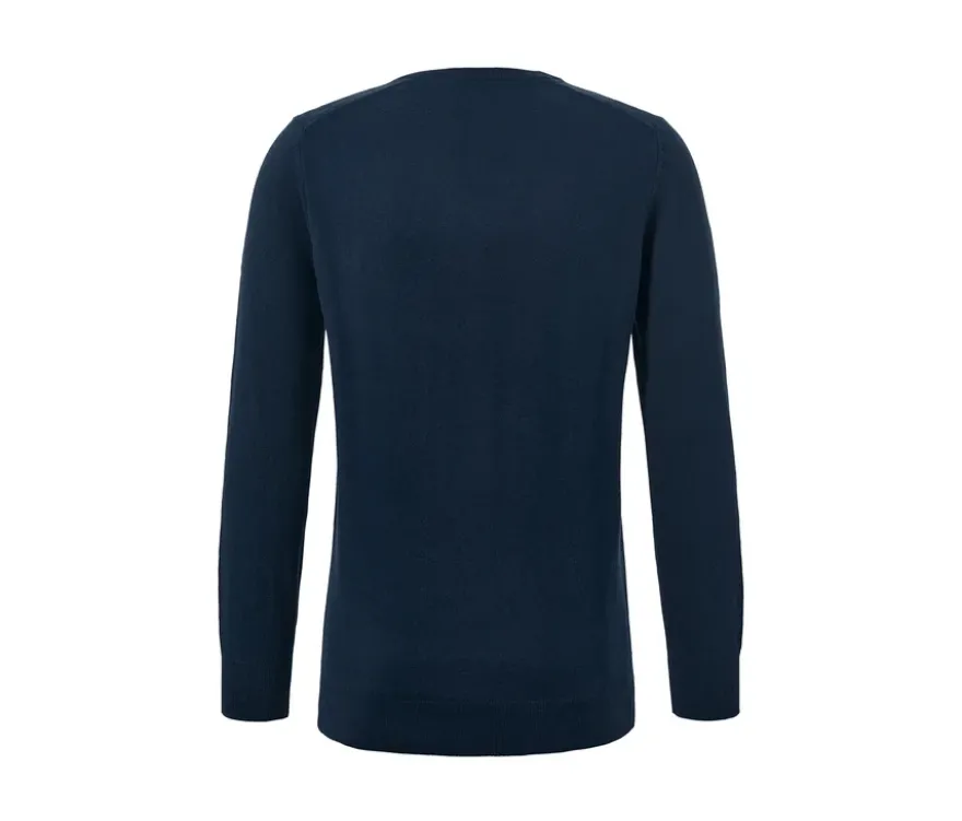 Pullover mit V-Ausschnitt, navy