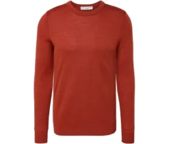 Pullover, orange meliert
