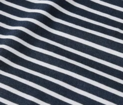 Pyjama, dunkelblau-dunkelblau gestreift