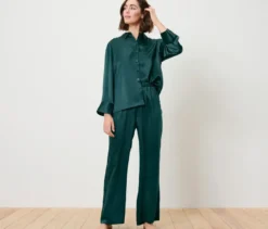 Pyjamahose aus reiner Seide