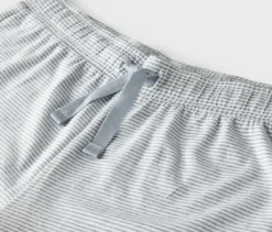 Pyjamahose, grau-weiß gestreift