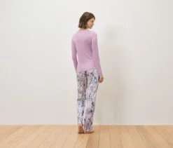 Pyjama mit Webhose, rosa