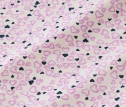 Pyjama, Rosa und Herz-Alloverprint