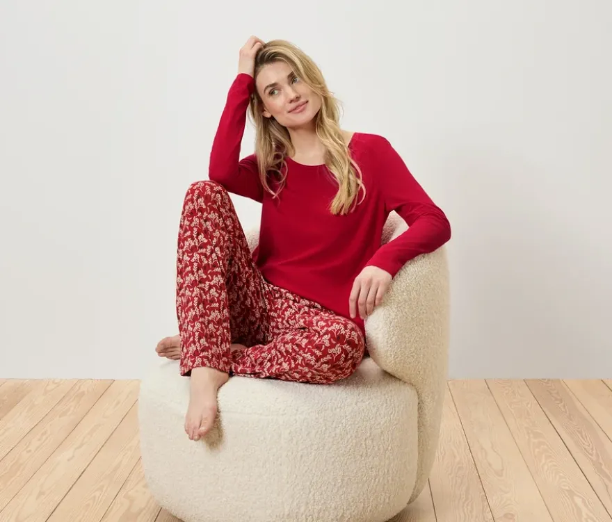 Pyjama, rot