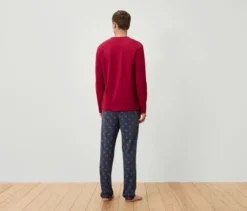 Pyjama, rot-blau