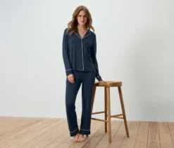 Pyjama-Set, dunkelblau