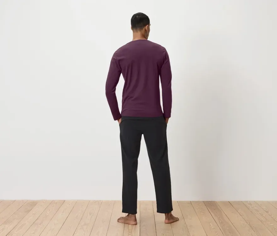 Pyjama-Set mit Flanellhose