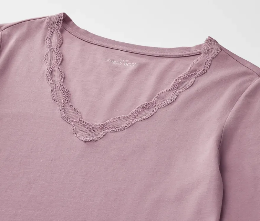 Pyjama-Set mit Spitze