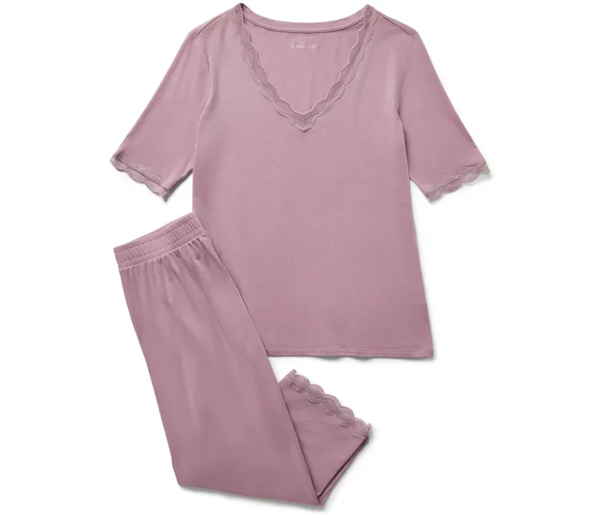 Pyjama-Set mit Spitze