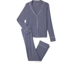 Pyjama-Set, rauchblau
