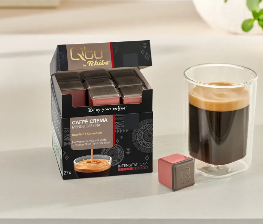 Qbo Caffè MENOS CAFEÍNA - 27 Kapseln