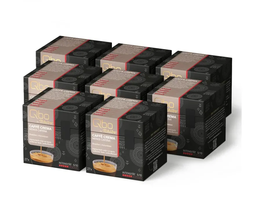Qbo Caffè MENOS CAFEÍNA - 216 Kapseln