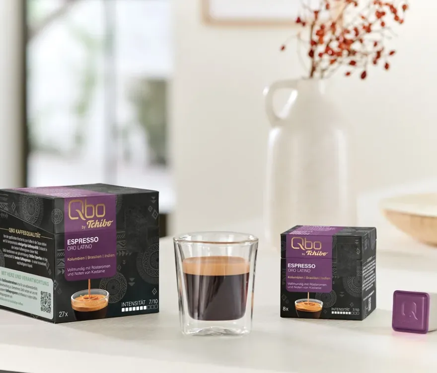 Qbo Espresso ORO LATINO - 216 Kapseln