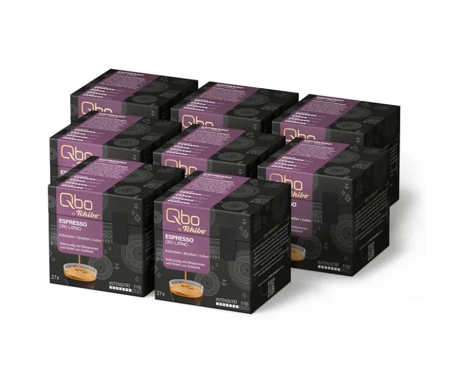Qbo Espresso ORO LATINO - 216 Kapseln