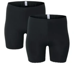 2 Radler-Shorts, schwarz