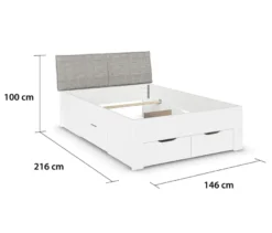 rauch Bett »Aditio Beds«, 140 cm mit Polsterkopfteil