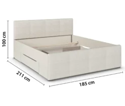 rauch Bett »Holga«, inkl. Schubladen, Liegefläche 180 cm, beige