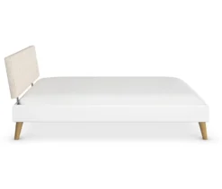 rauch Bett »Mavi-Extra« mit Polsterkopfteil, 140 cm Liegefläche, weiß