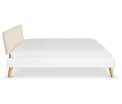 rauch Bett »Mavi-Extra« mit Polsterkopfteil,180 cm Liegefläche, weiß