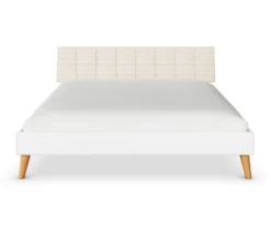 rauch Bett »Mavi-Extra« mit Polsterkopfteil,180 cm Liegefläche, weiß
