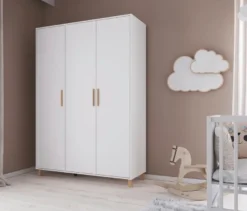 Rauch Drehtürenschrank »Shinjo«, 3-türig Premium-Ausstattung, weiß