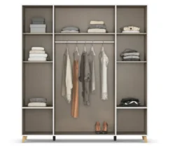 Rauch Drehtürenschrank »Shinjo«, 4-türig, 4 Schubladen, weiß