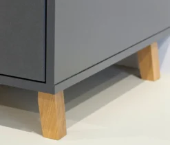 Rauch Drehtürenschrank »Shinjo«, 4-türig Premium-Ausstattung, graumetallic