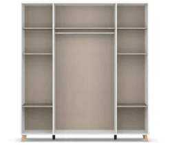 Rauch Drehtürenschrank »Shinjo«, 4-türig Basic-Ausstattung, weiß