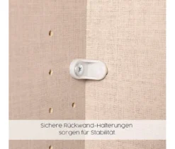 Rauch Drehtürenschrank "Skandi" 4-türig mit zwei Schubladen, beige/champagner