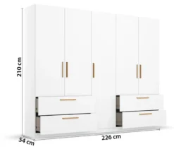 Rauch Drehtürenschrank 