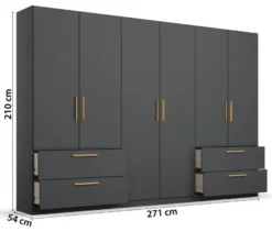 Rauch Drehtürenschrank 